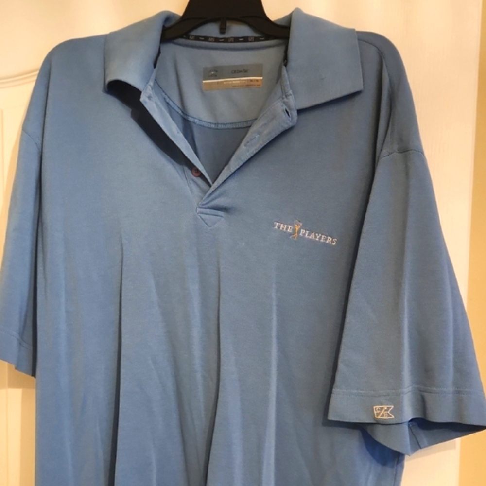 Izod The Players Light Blue Polo Shirt